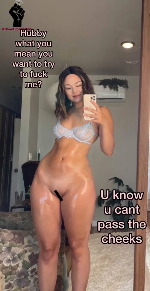 Are enough for her wh*te boi