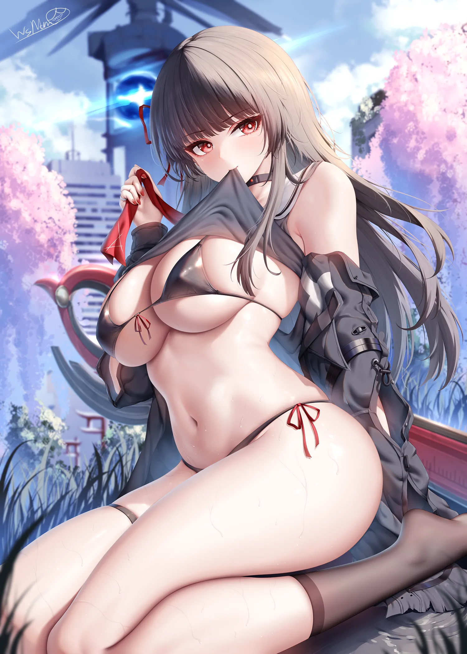 Chisa in bikini and socks (WsMan)