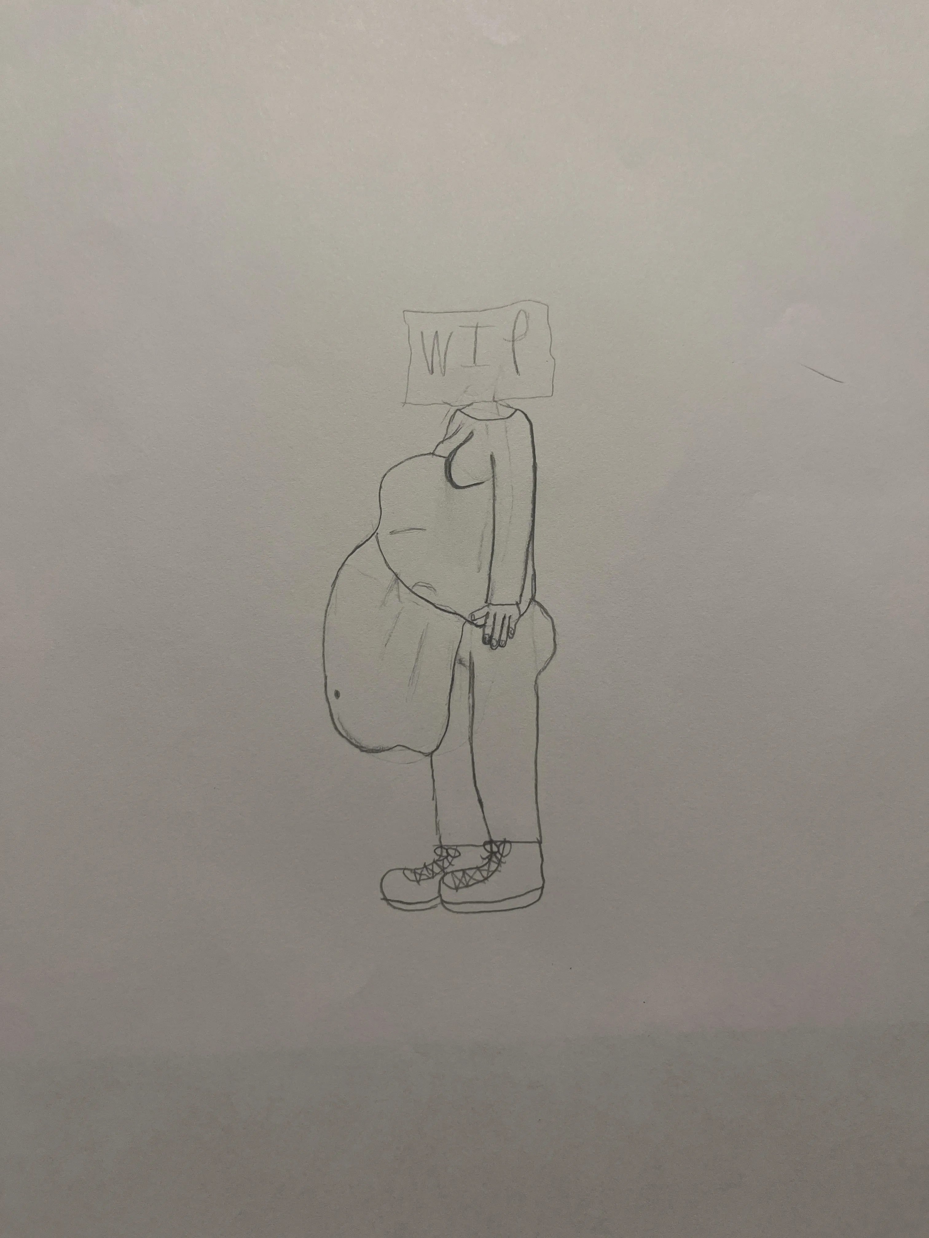 {image} My first vore drawing from a few months ago when my brain was injured, pointers?