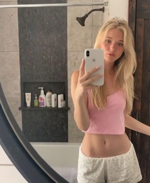 Pink nipples begging for cold air