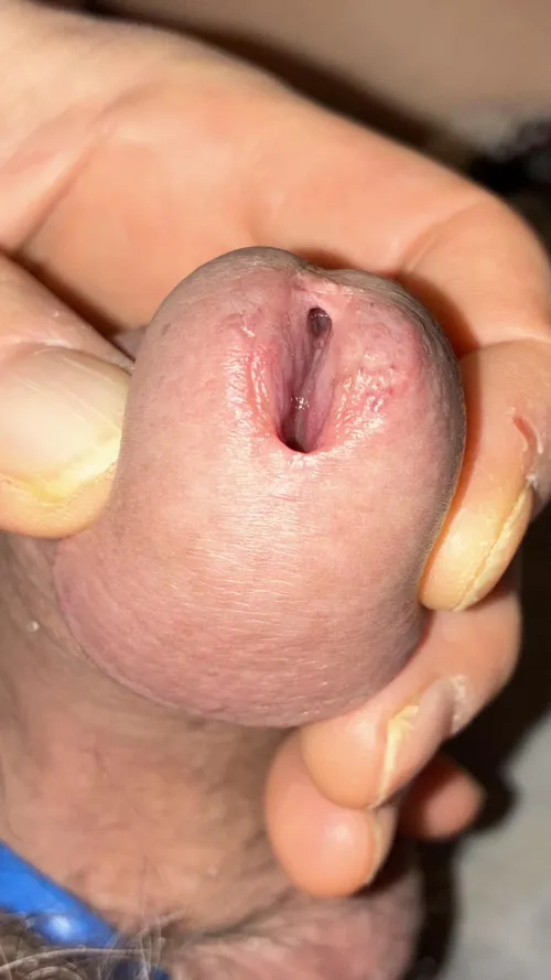 Stretching my slit has me gaped pretty good