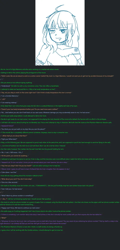 The Emotionless Zombie Actress