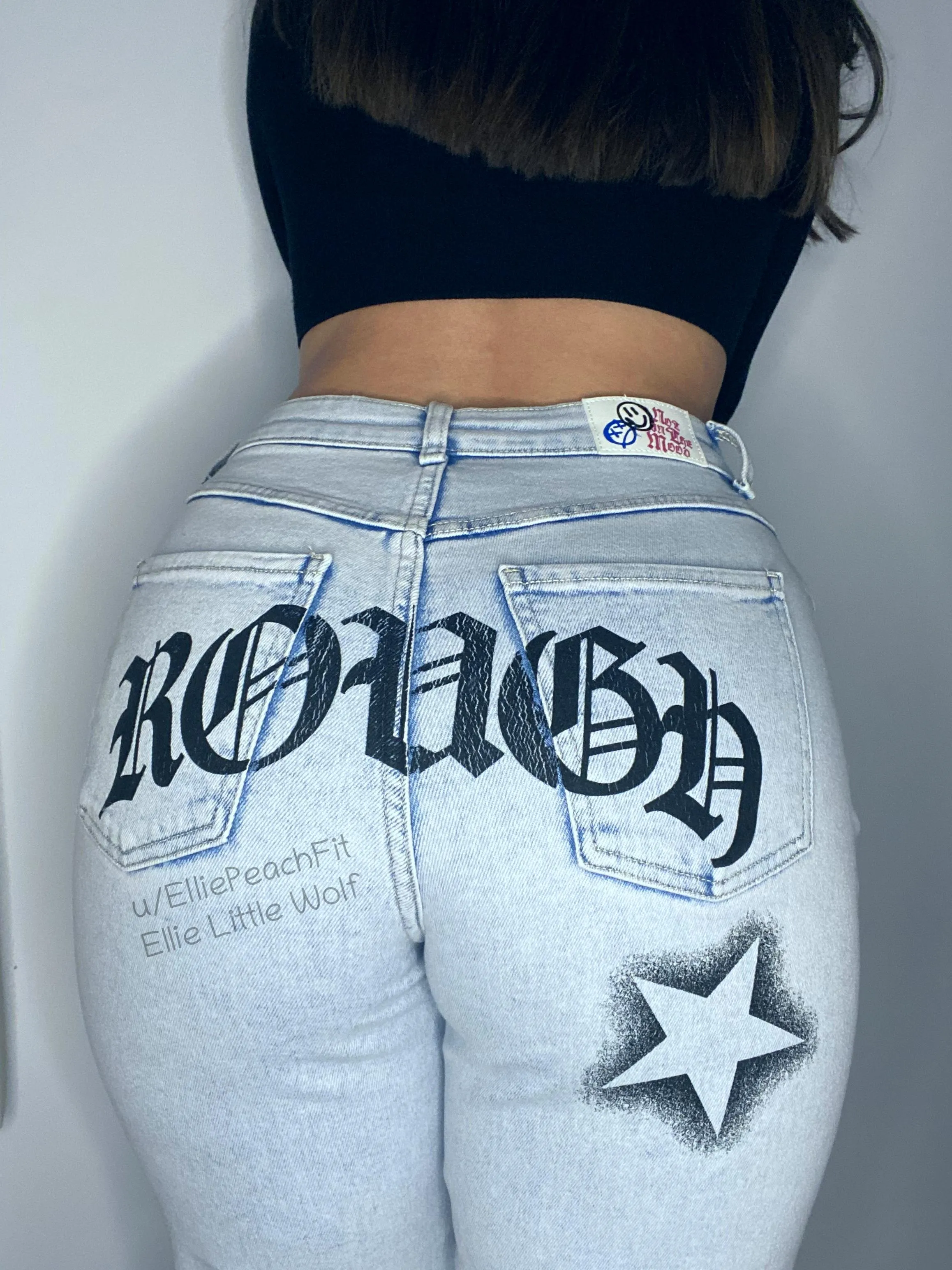 These jeans hug every roll and I know you’re throbbing