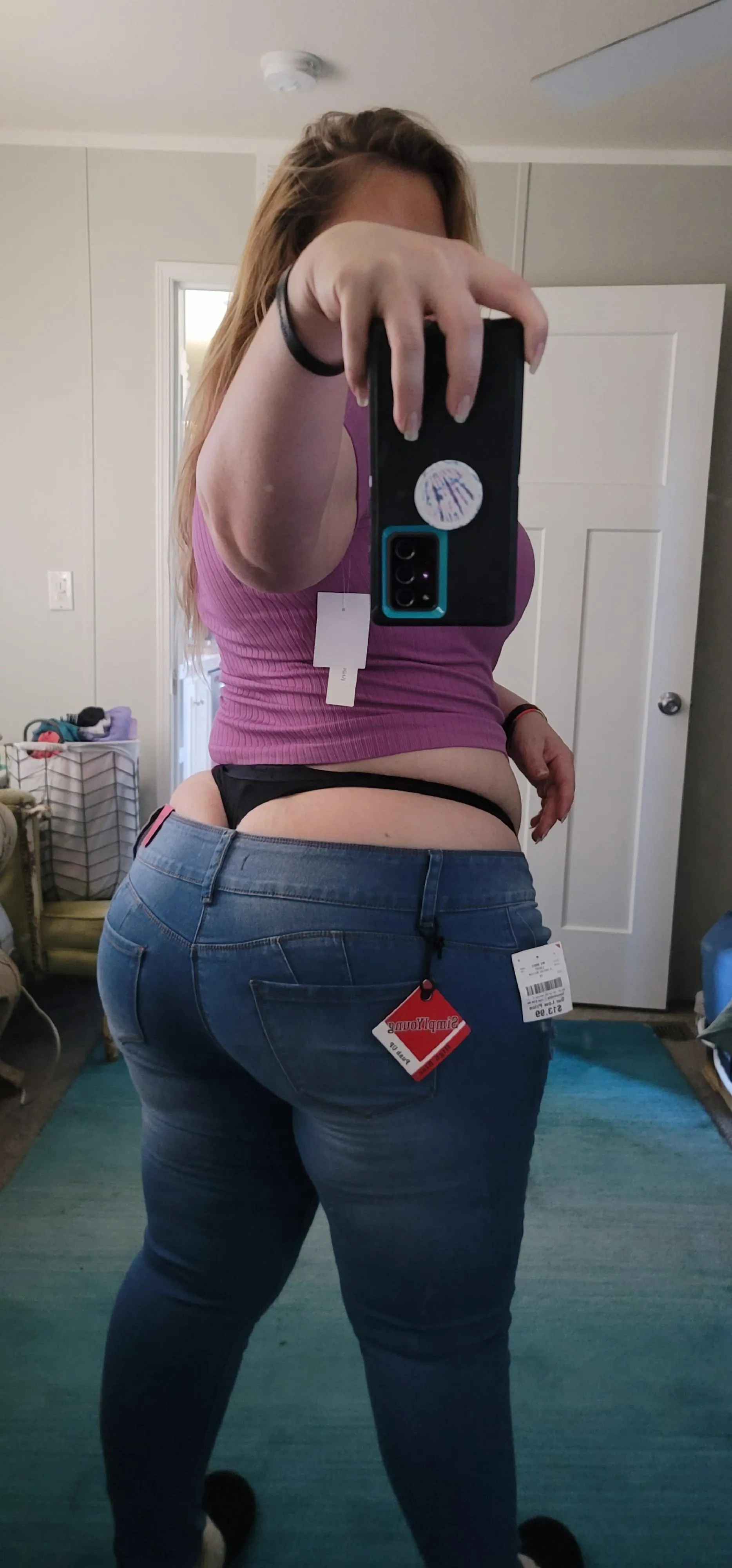 They never fit over this ass