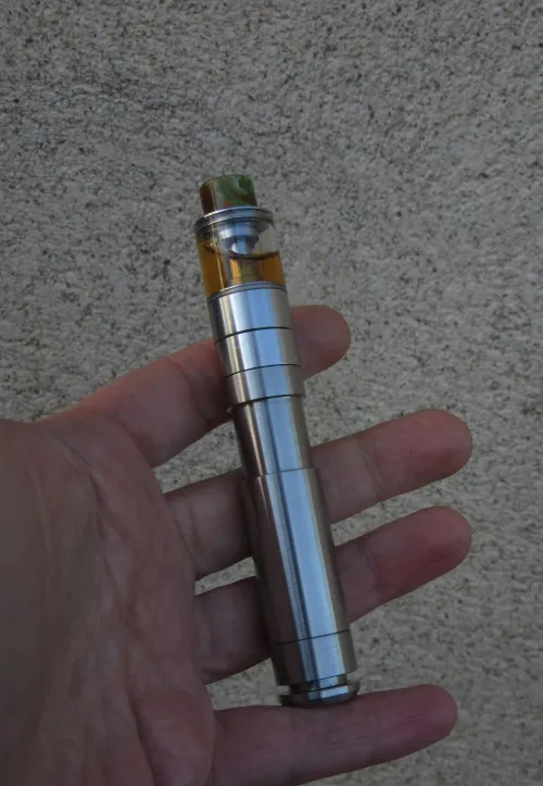 An old pic (from 2019), HCigar Novice (modded) / Merlin Nano RTA (18mm)