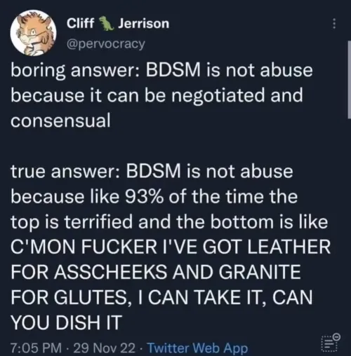 Are they wrong, though?