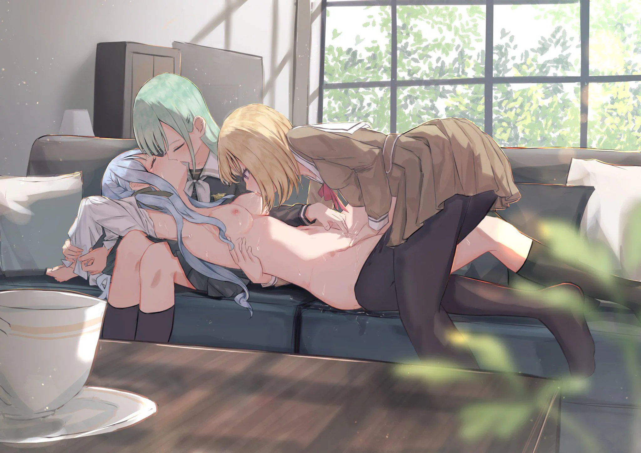 Bottoms don't need clothes at home [Bang Dream]