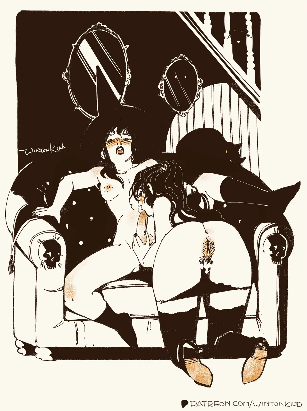 B/W Futa Witch (WintonKidd)