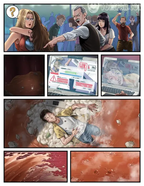 {comic} Ending As All Prey Must (Jieun)[giantess, shrinking, shrunken man, unaware, unaware vore, digestion]