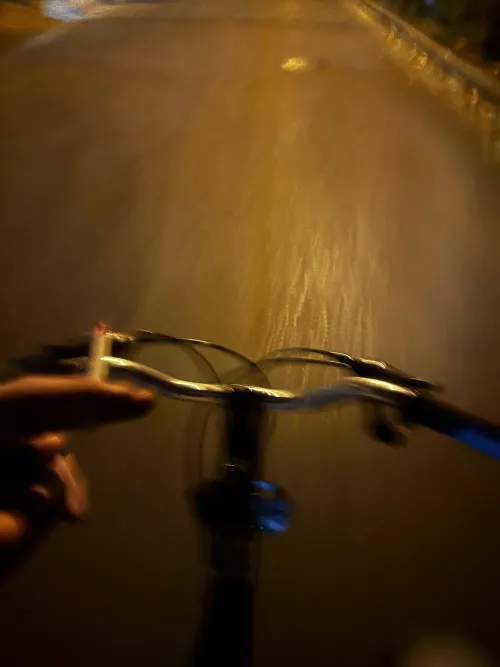 Cycling and smoking is peak