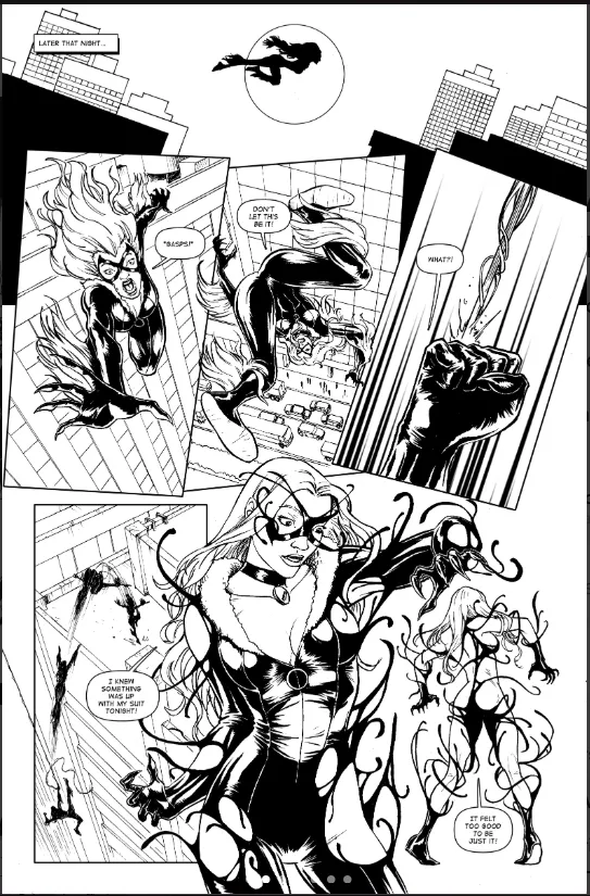 Does anyone have the other pages of this Felicia comic?