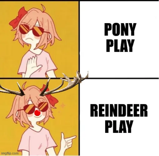 I just need some more people to help pull the hypothetical sleigh.