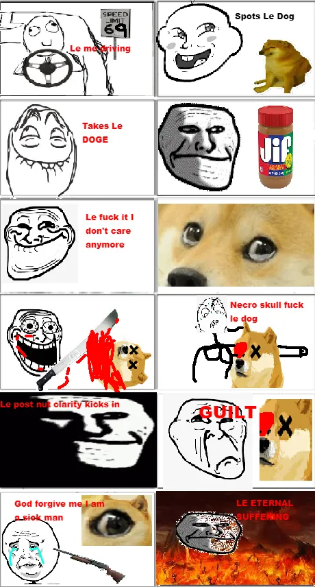 Le beg for forgiveness