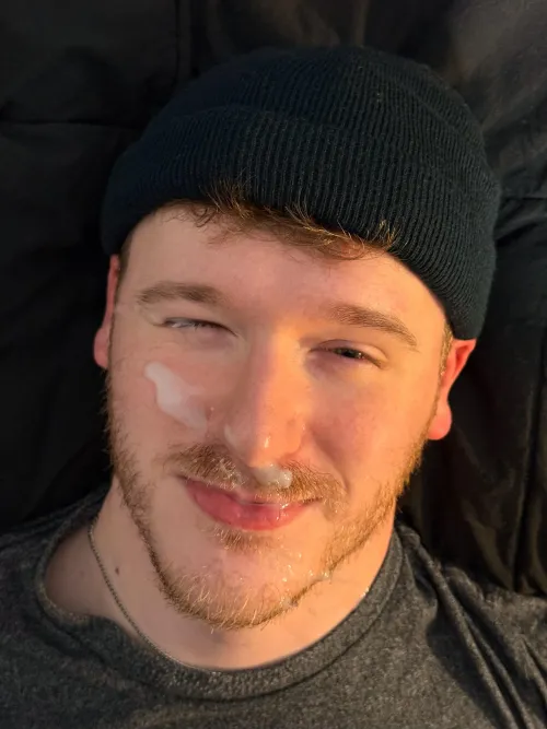 My first ever facial was a success 🤭🍆💦 @ethanmatthews34