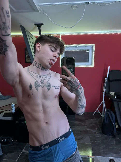 take it off and start sucking