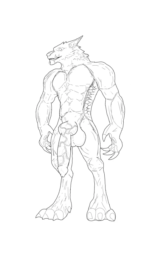 Thought i might show the Worgen off i sketched on, i hope you guys like it \o/