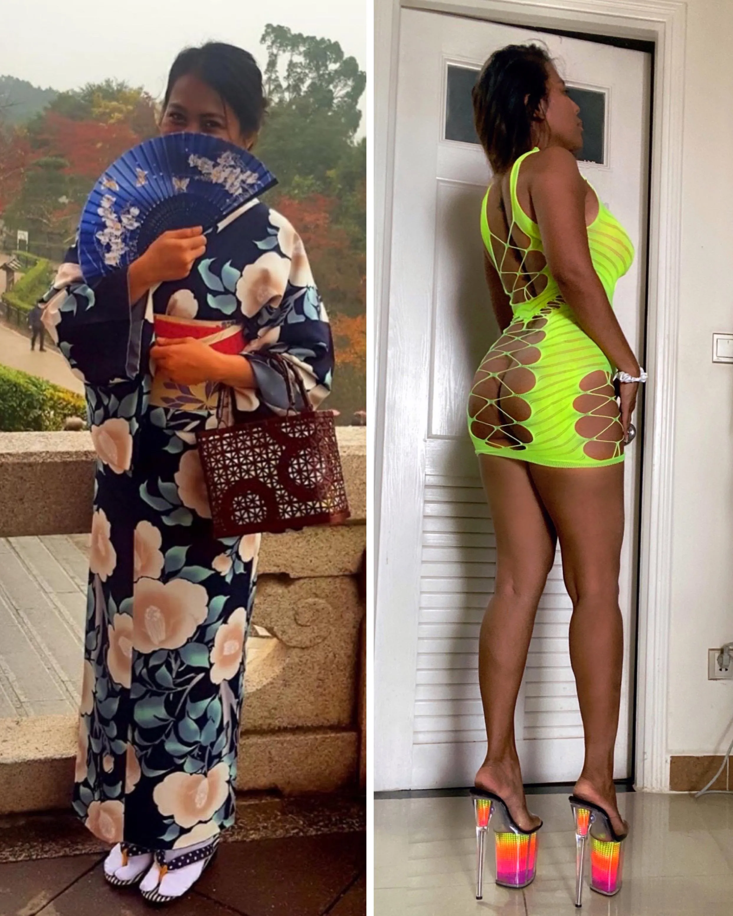 Which doll would you take home? The shy, nerdy doll or the horny bimbo fuckdoll? :P