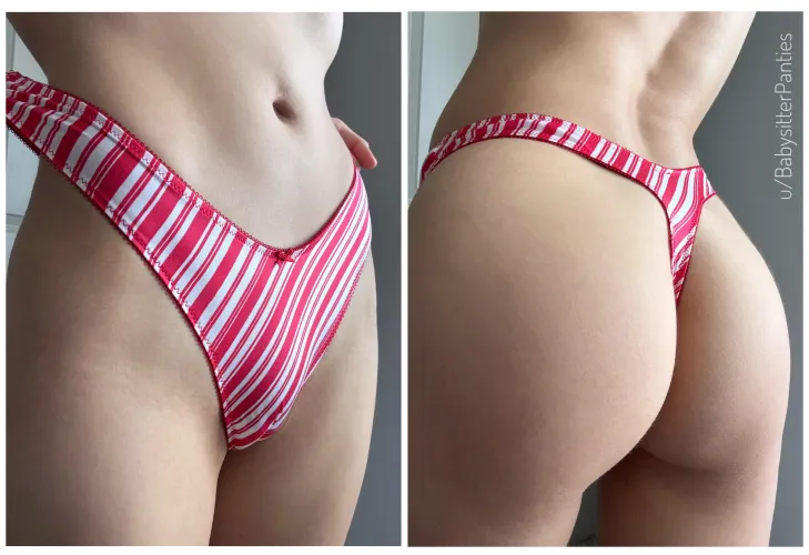 Whoever gets this pair from me will also get a specially used candy cane, my treat. 😜💦🎁