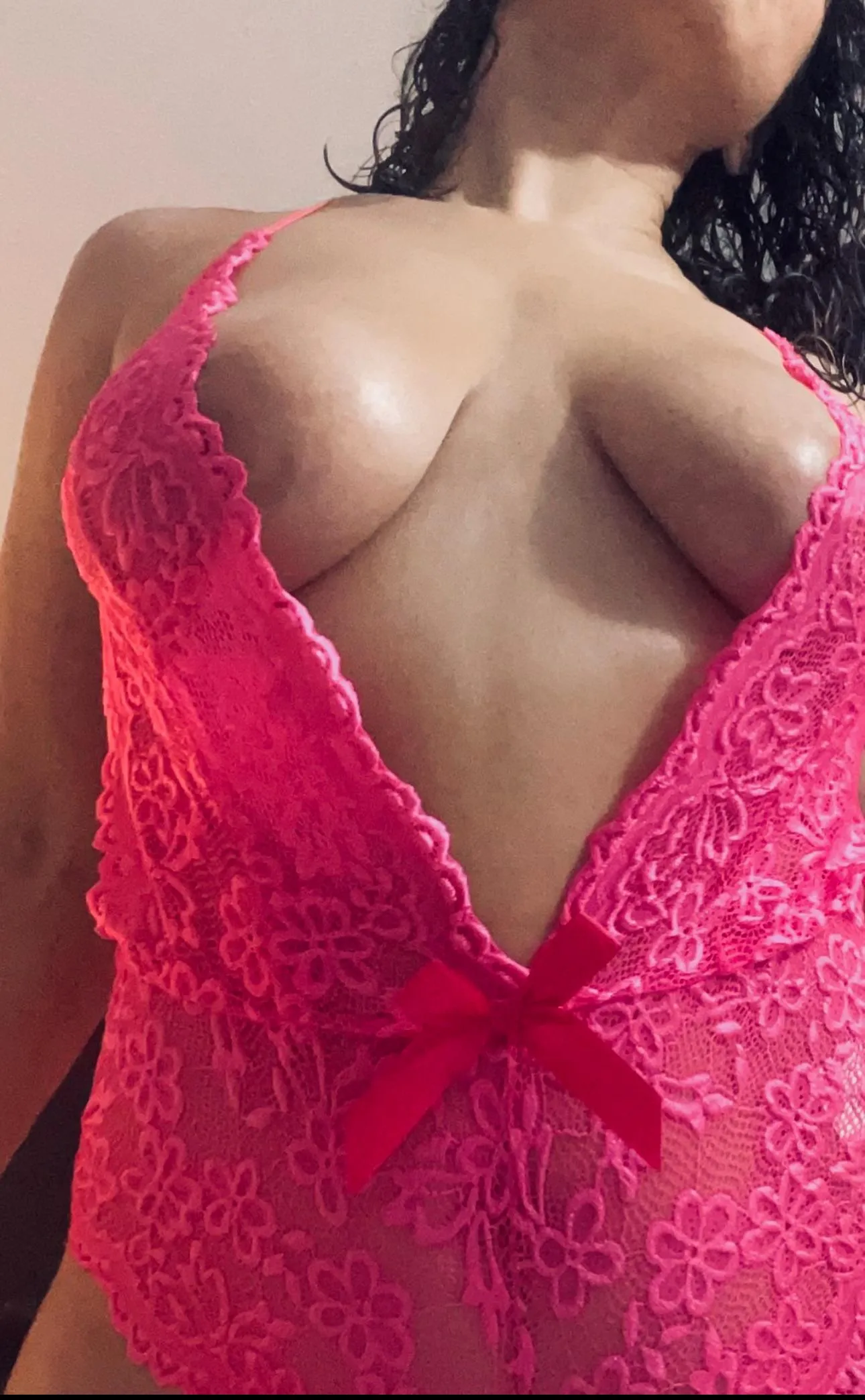 You just never know what I will be wearing under my Sunday clothes until my dress falls to my feet!