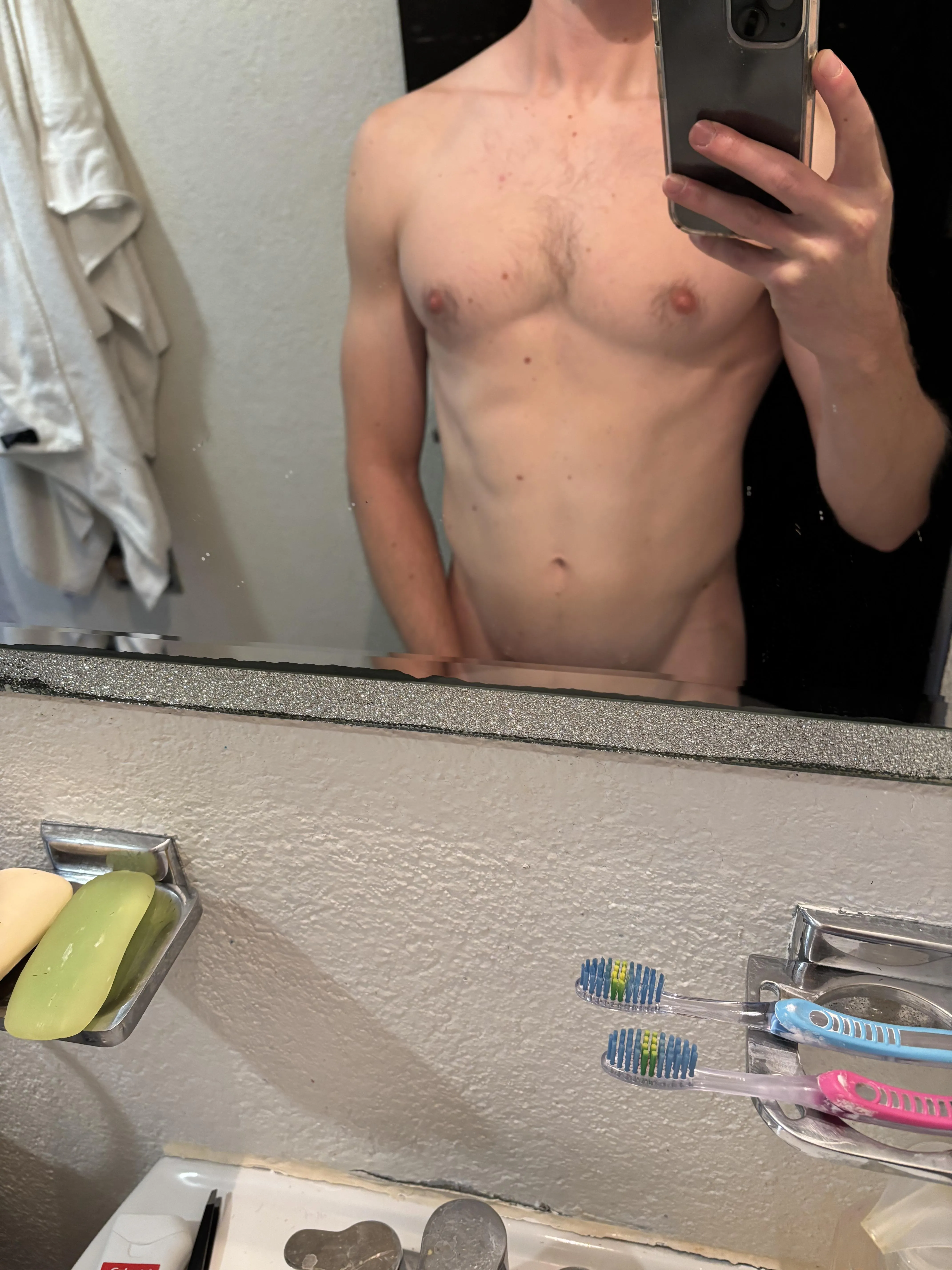 DL frat bro about to shower