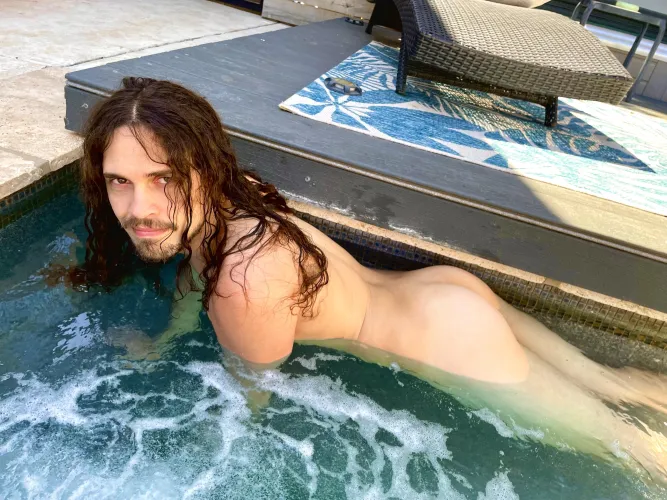Love being naked in pools and hot tubs