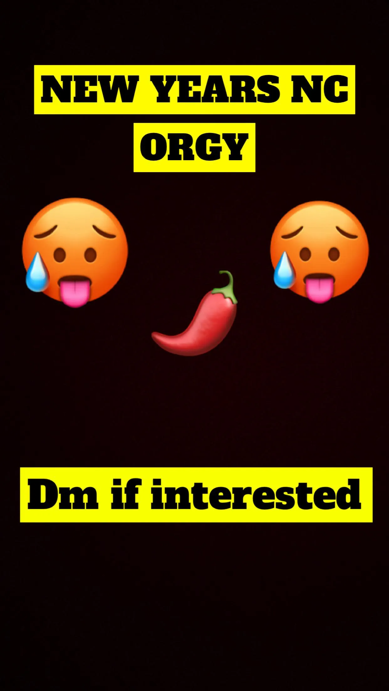 NC New years orgy!! [m] [F] [mf] [ff] hit me up if interested