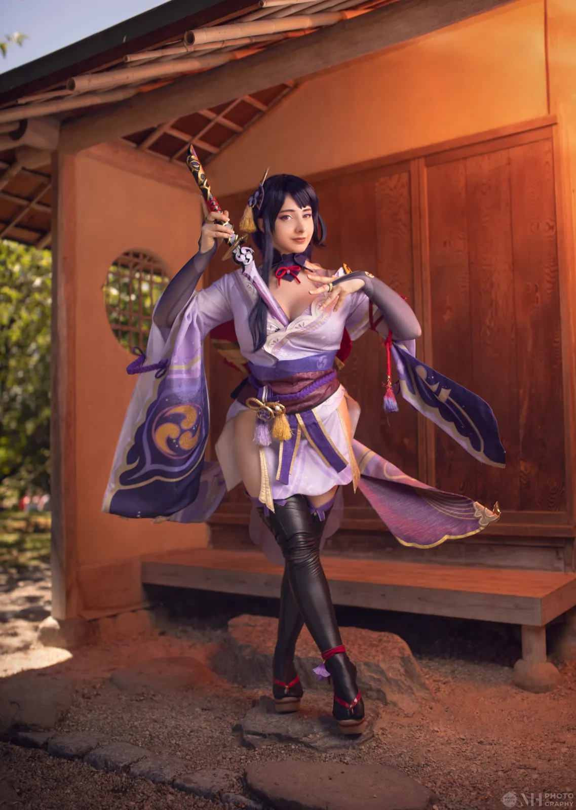 Raiden Shogun from Genshin Impact by Mikomi Hokina