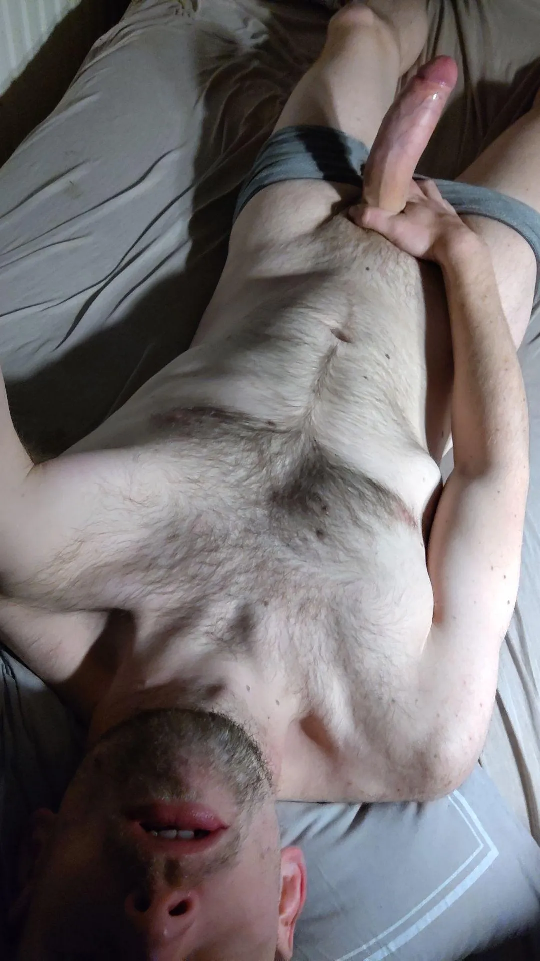 Girthy white beast cock