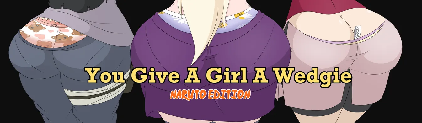 Hinata leaving her panties peeking out