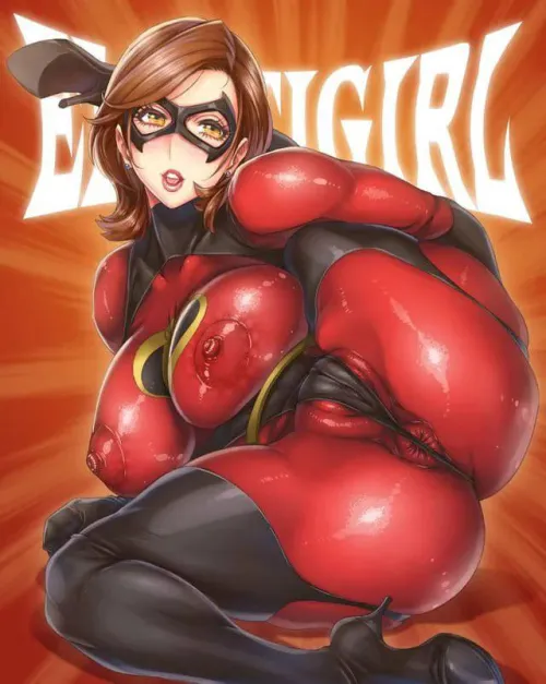 Elastigirl ready for some fun