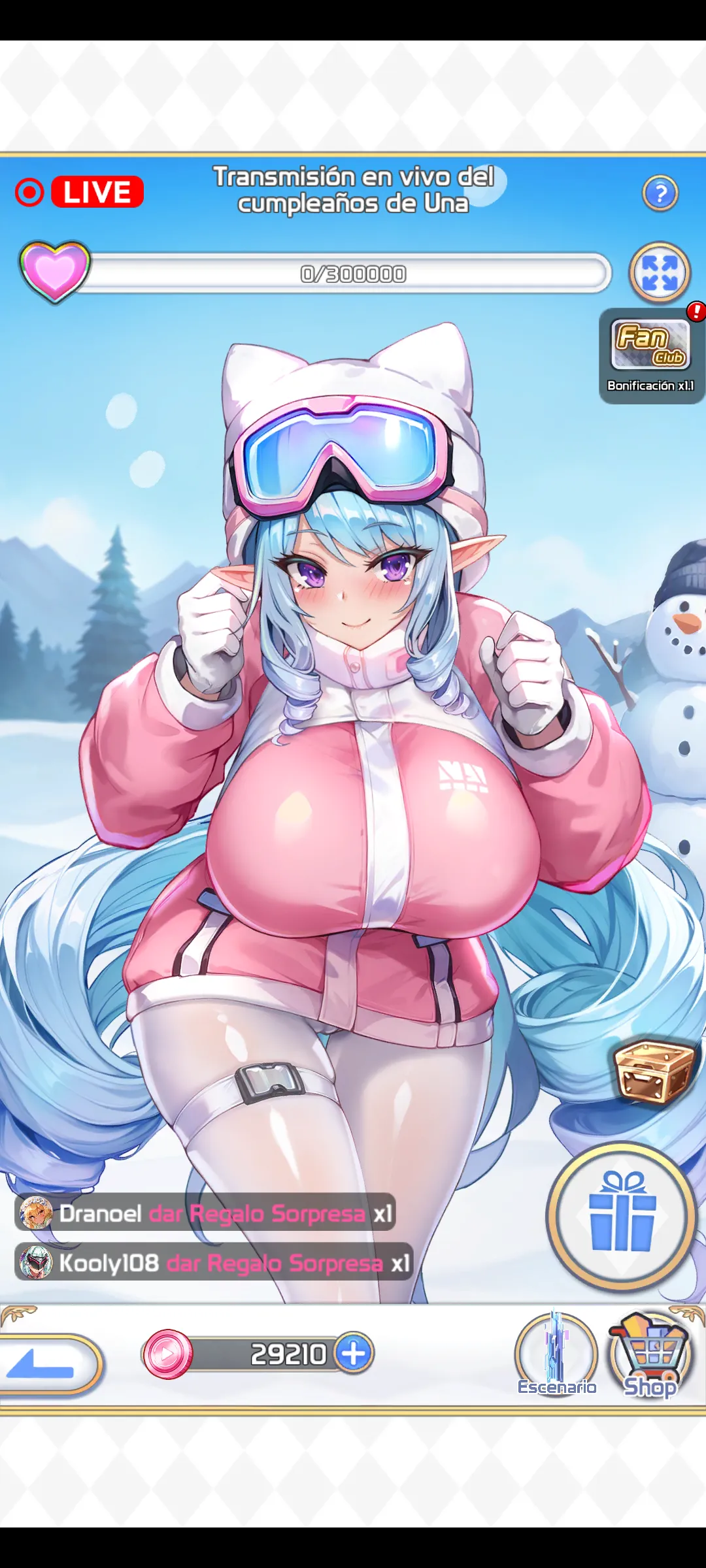 First day of the event. My goal: 45.000 event coins ❤️