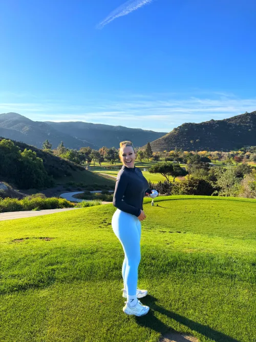 Is it weird I love submissive men who golf?