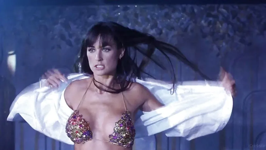 Getting It Off! Erin removes her white business shirt