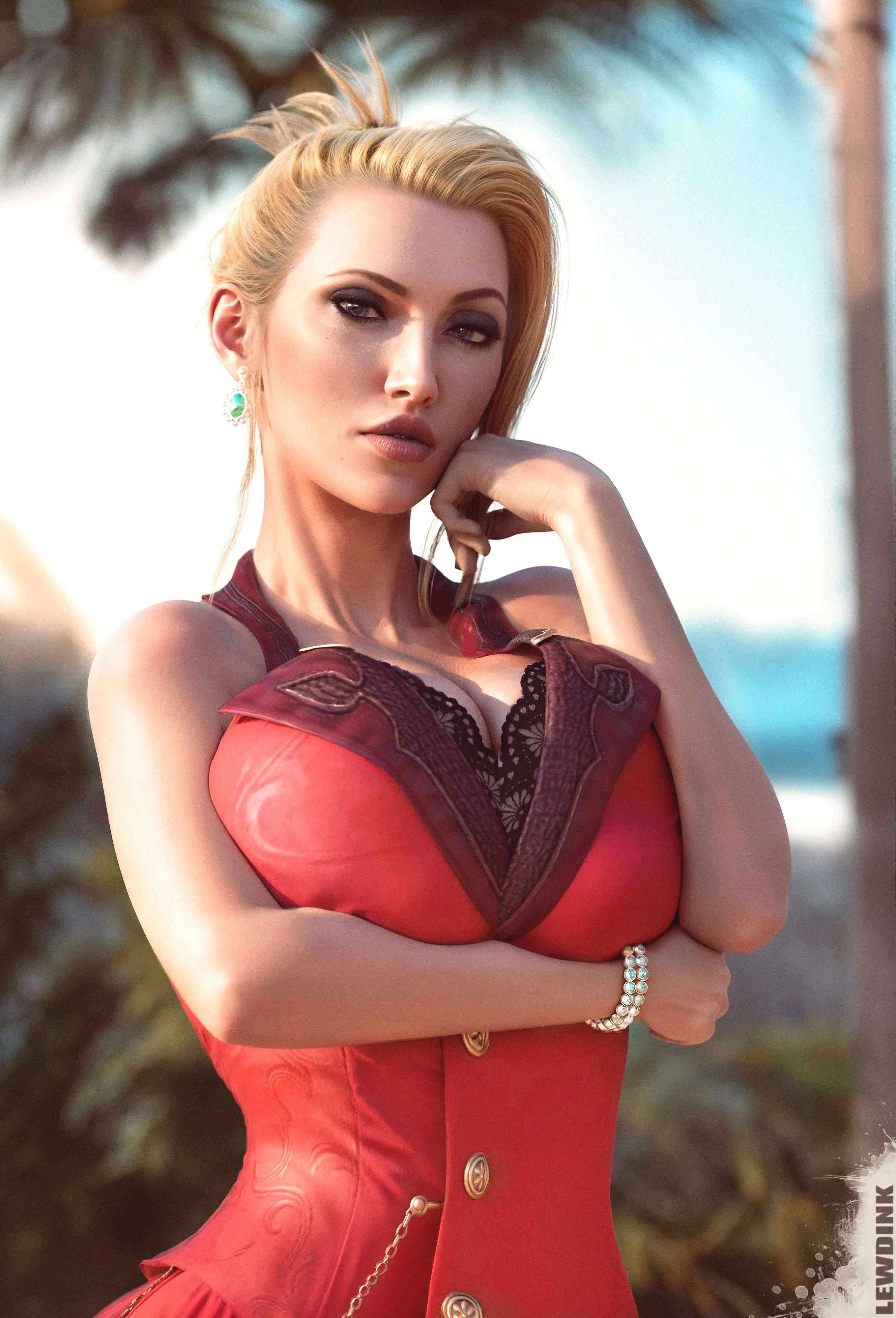 Scarlet, a Sulky lady (Lewdink) [Final Fantasy 7]