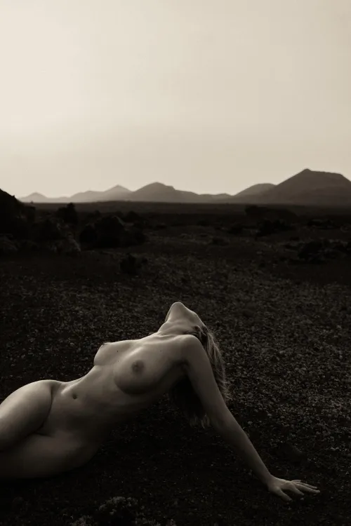 Black sand - Katline by me (Lanzarote 2025)