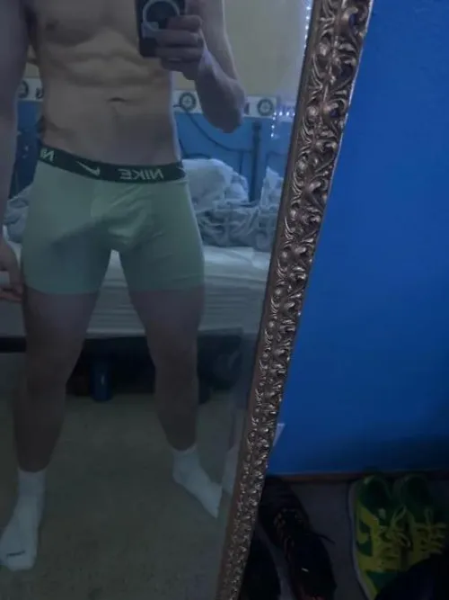 18- notice anything bulging?