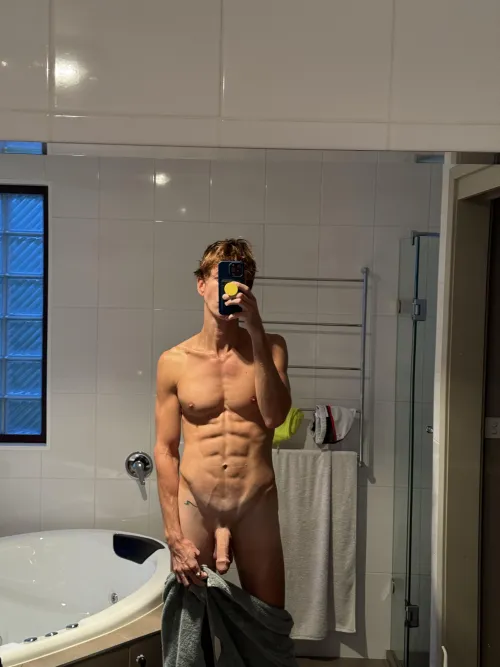 [25] just finished a shower and ready to chill