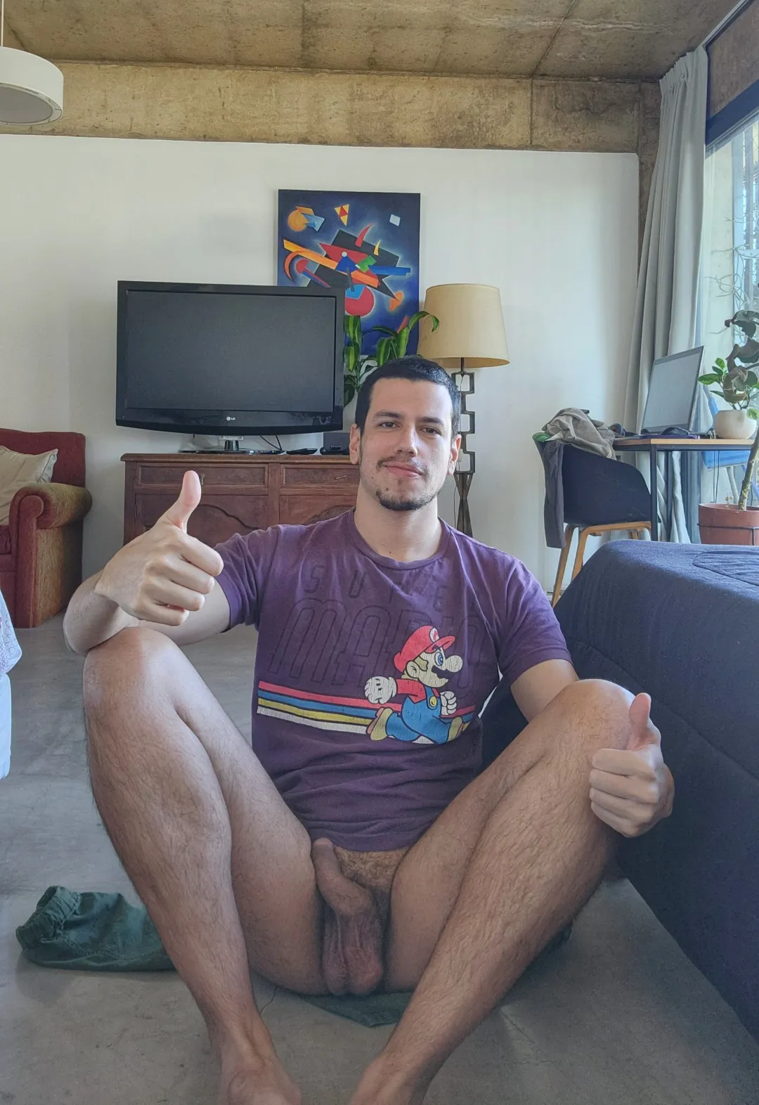 (31) Posing with my softie for you!