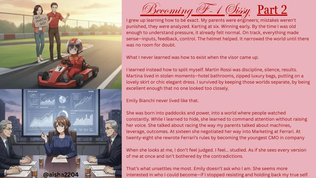 Becoming F1 Sissy Part 2
