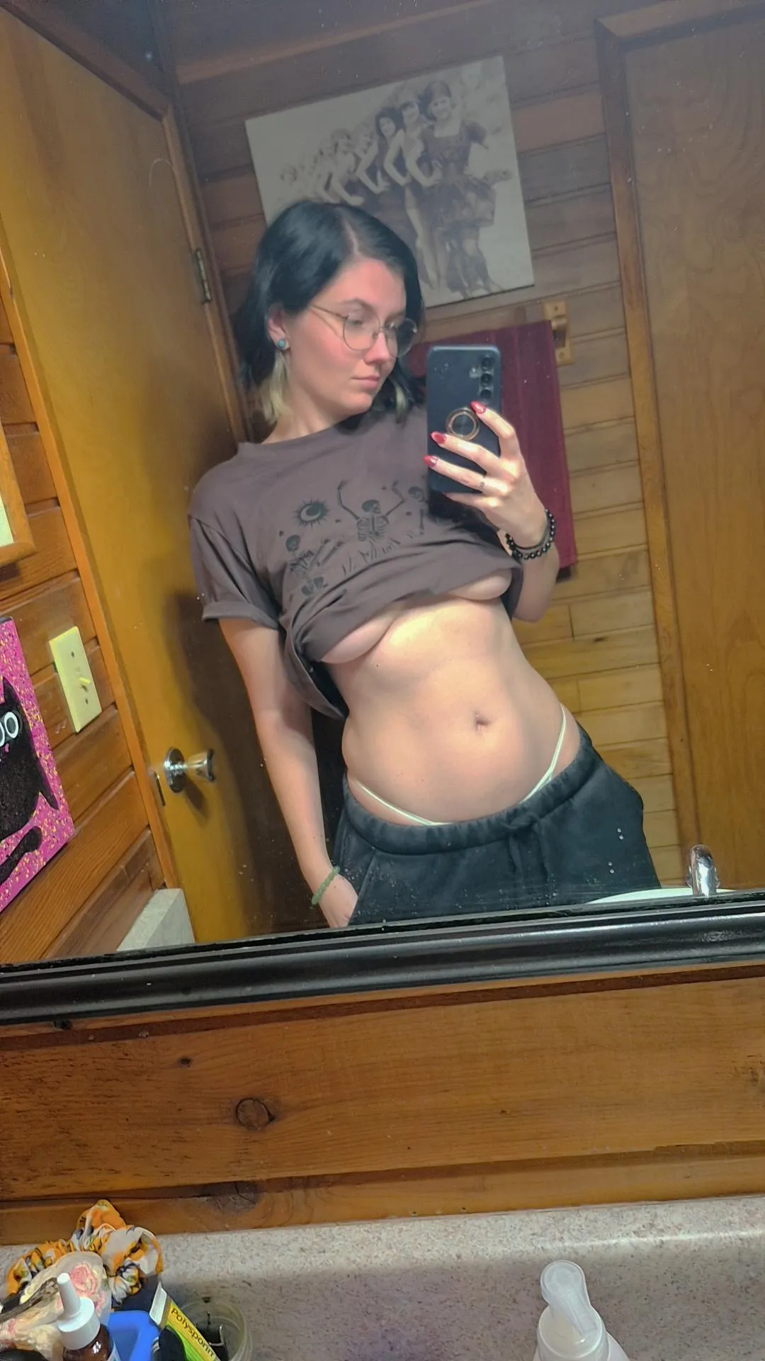 Bras are overrated 🖤