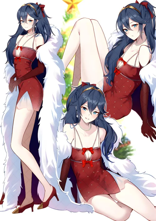 Christmas Lucina [Fire Emblem] (a_meno_0)