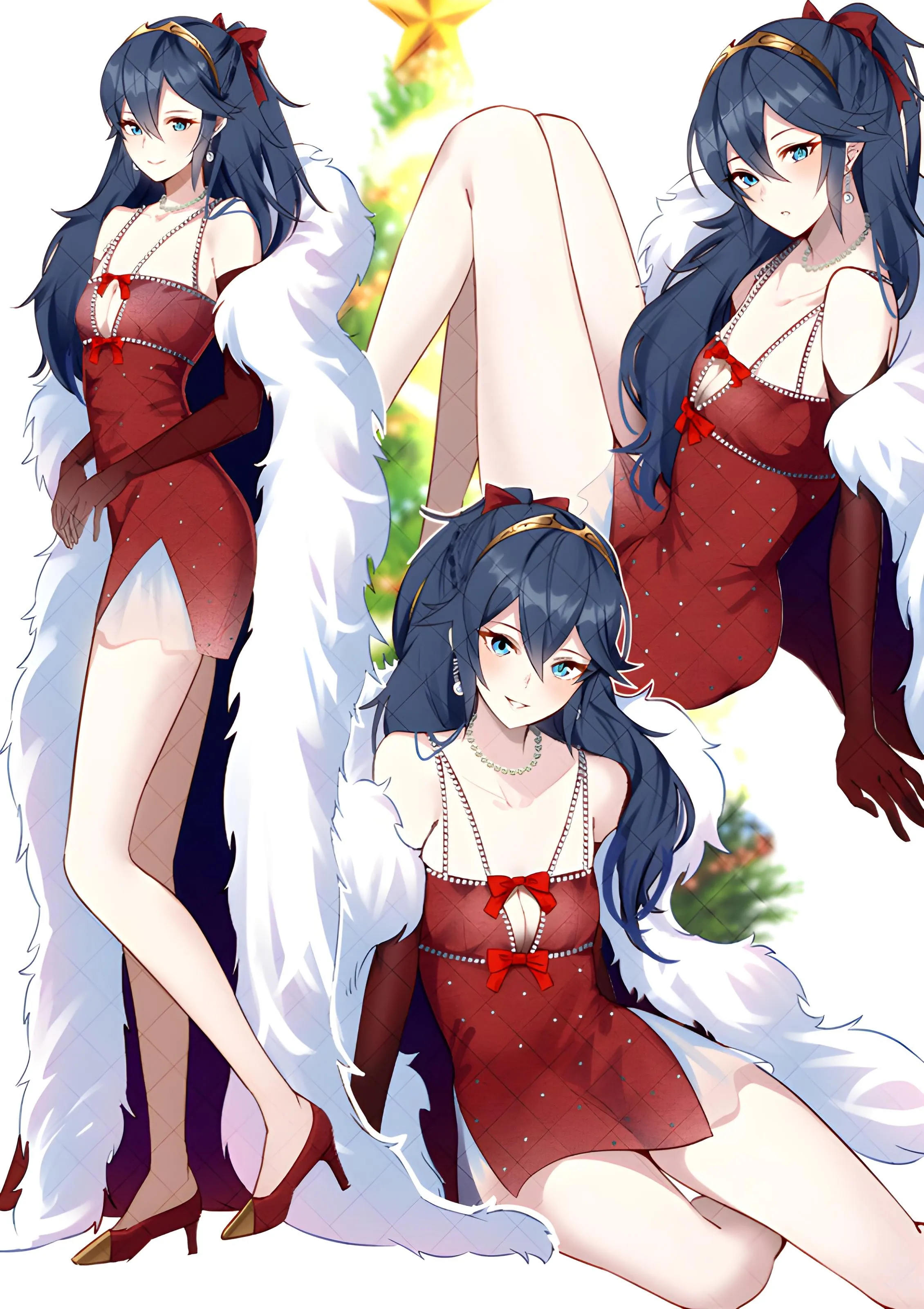 Christmas Lucina [Fire Emblem] (a_meno_0)