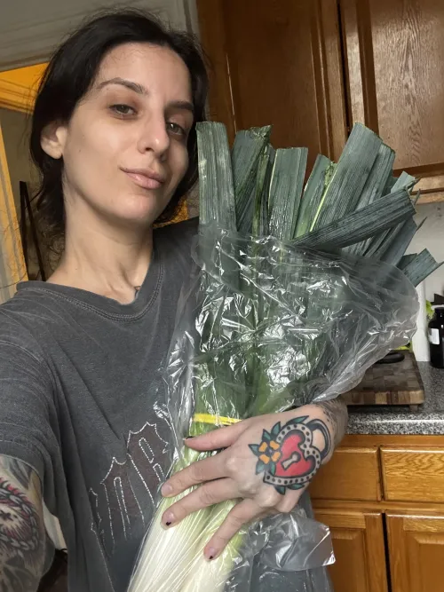 Got an obscene amount of leeks today lol