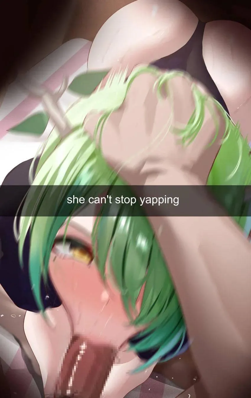 grabbing my head and forcing your cock all down my throat so hard my my yapping becomes wet gurgles