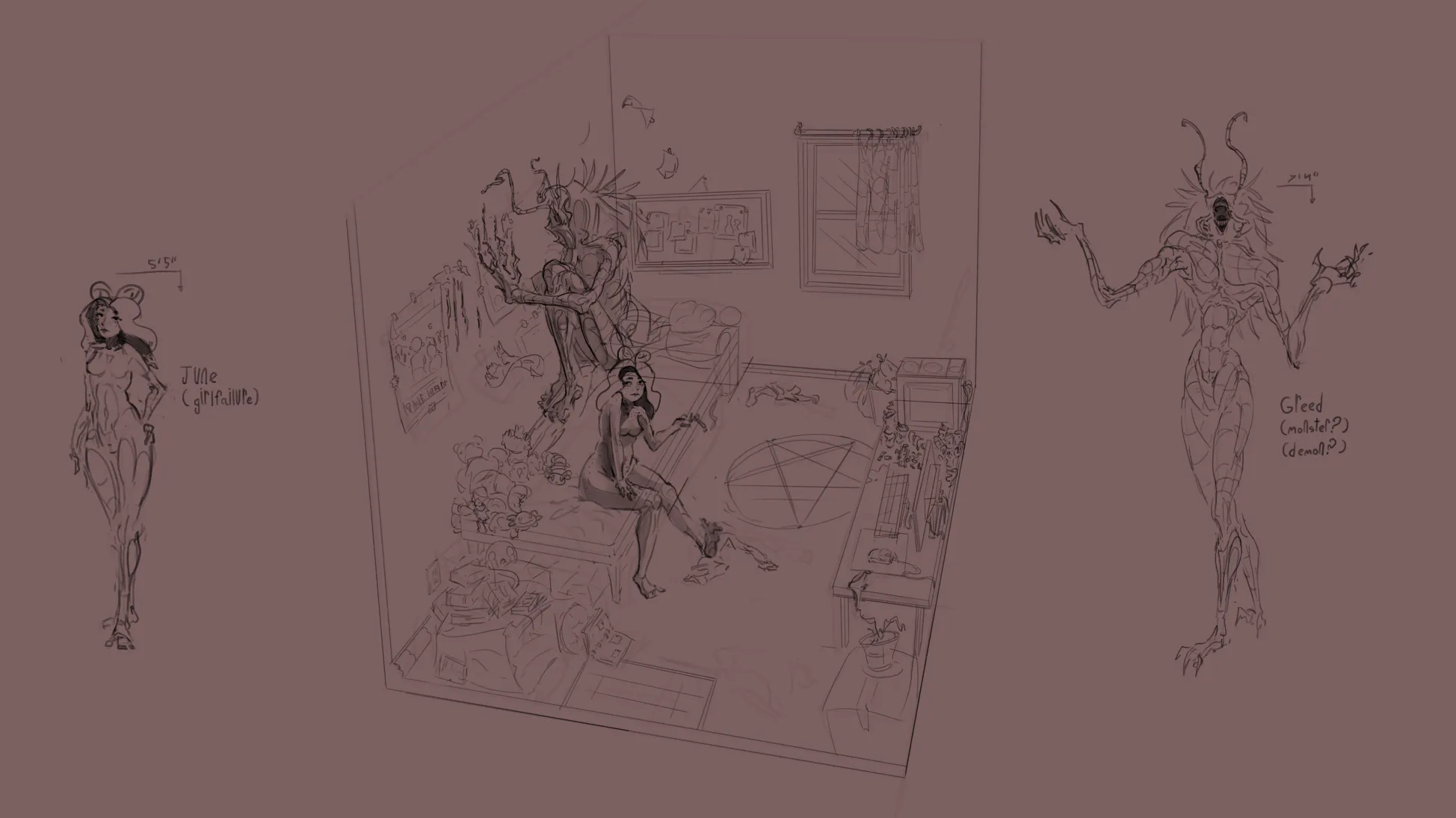 Hey! I'm curious about the opinions of this community regarding this type of dynamic and design. (Orginal Art)