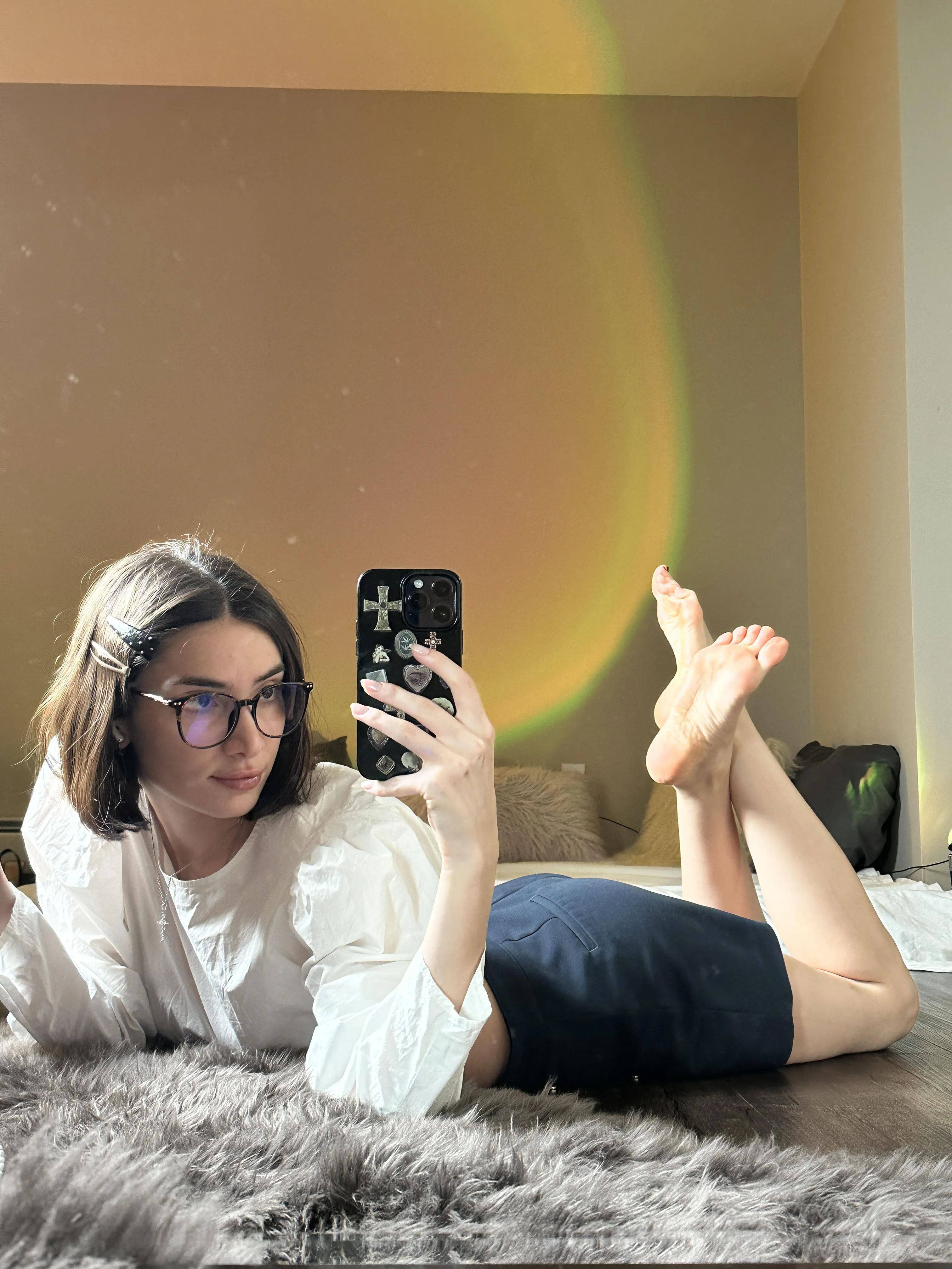 I lay down before work