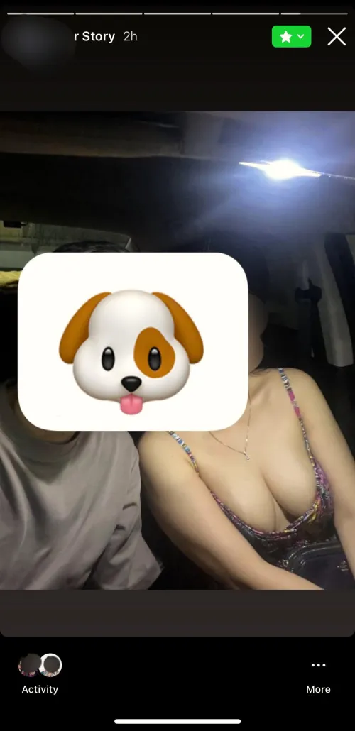 IG story to selected friends