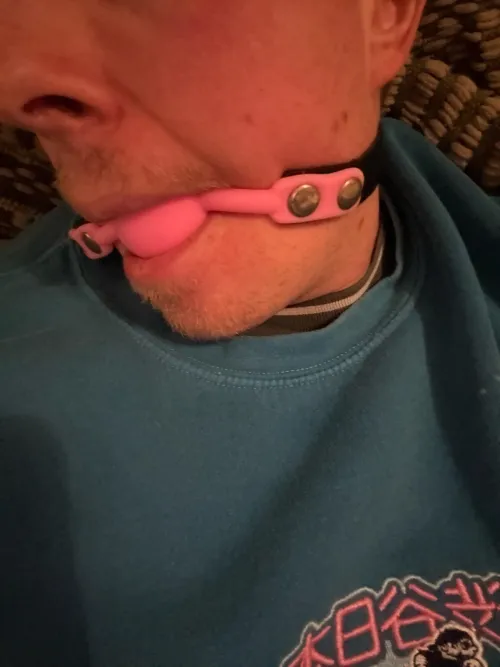 Love to gag myself and more selfbondage