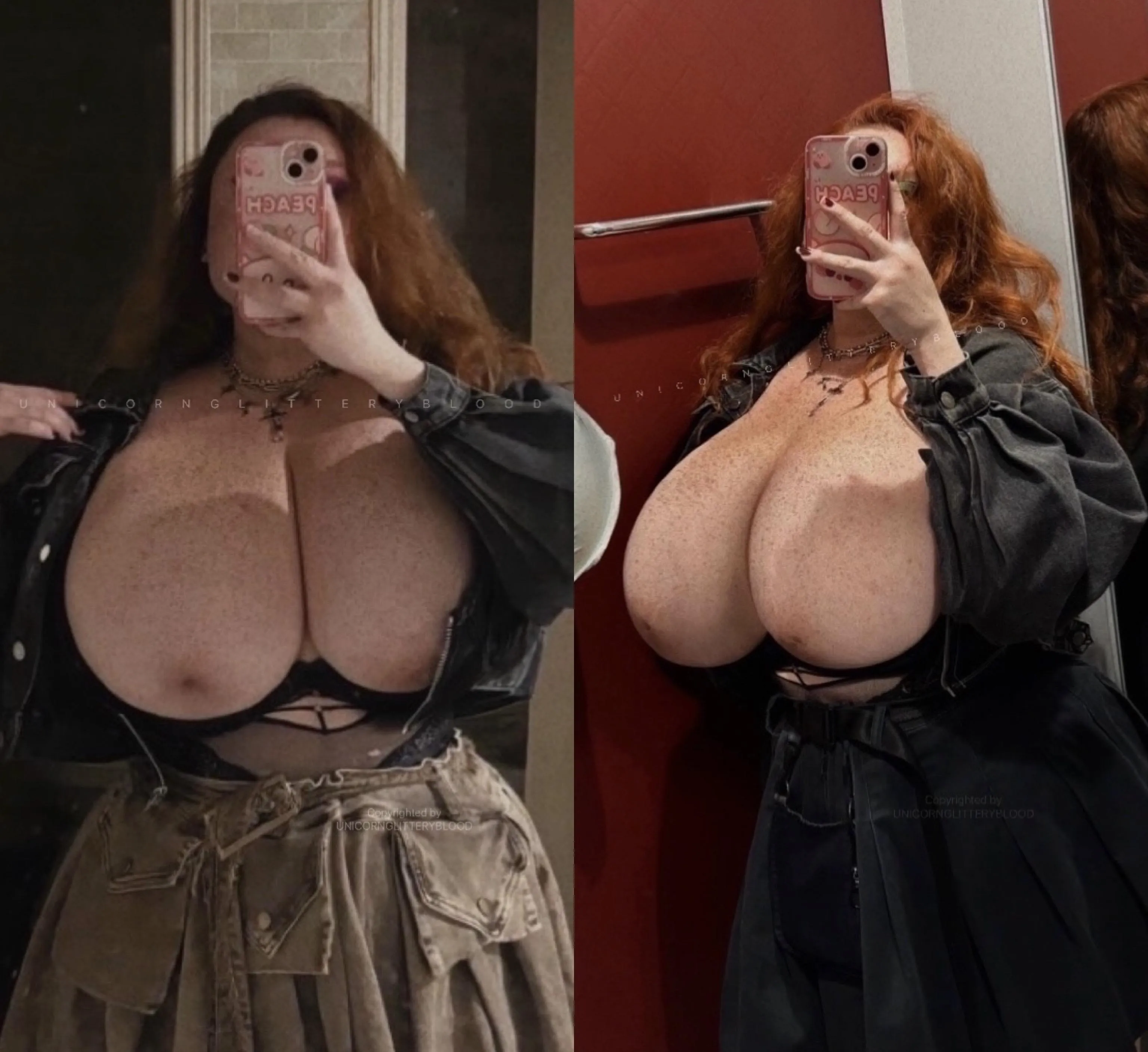massive tits flash in public