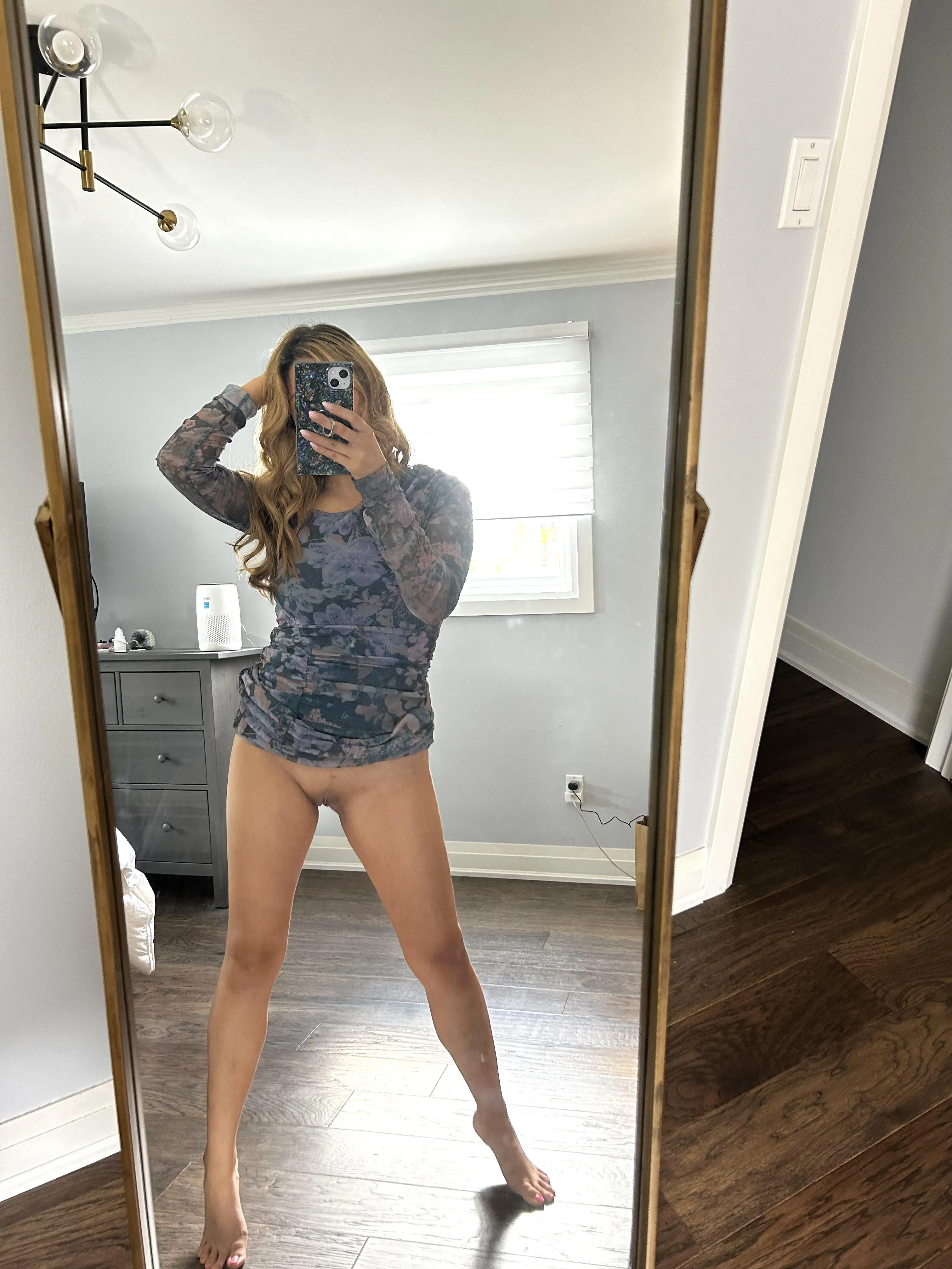 So horny I wore no panties to work today